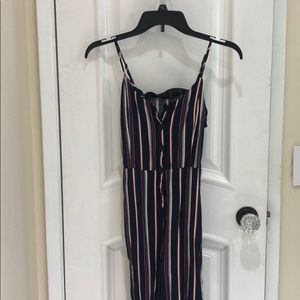 Striped jumpsuit